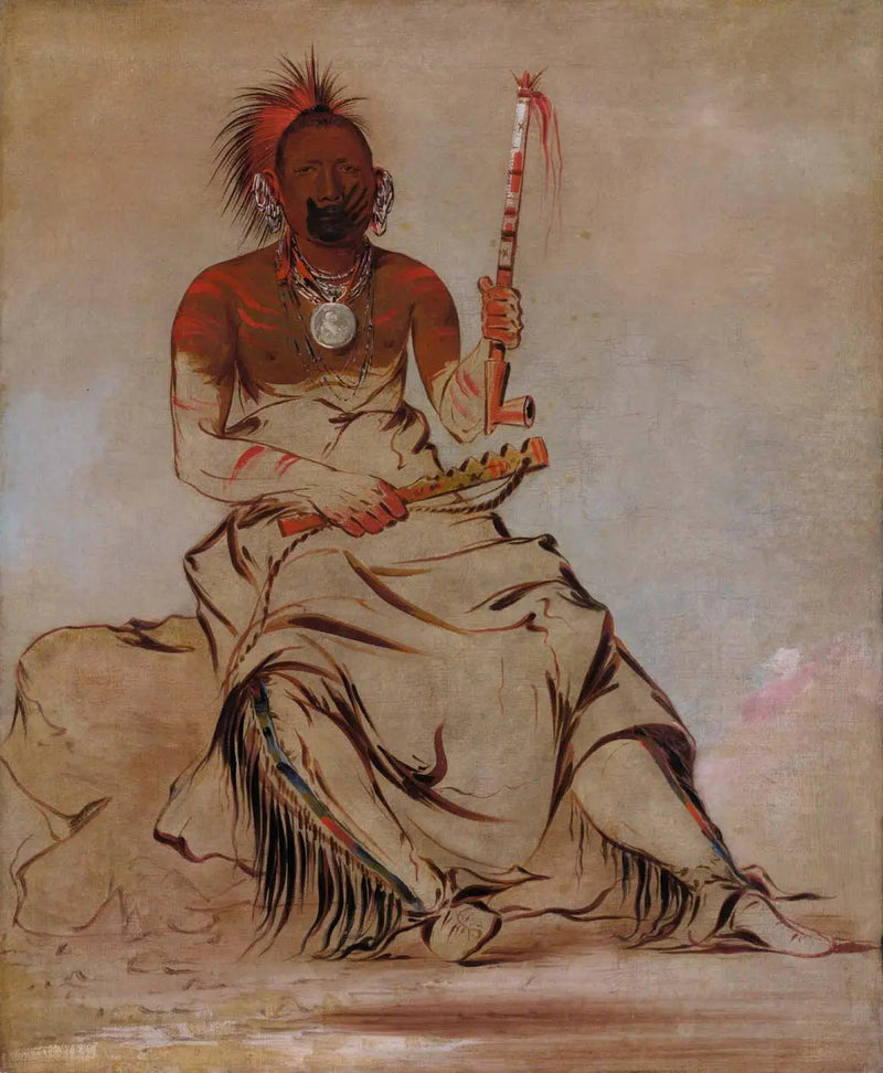 Te-ah'-ke-ra-lée-re-coo, Los Cheyenne, un Pawnee republicano - George Catlin