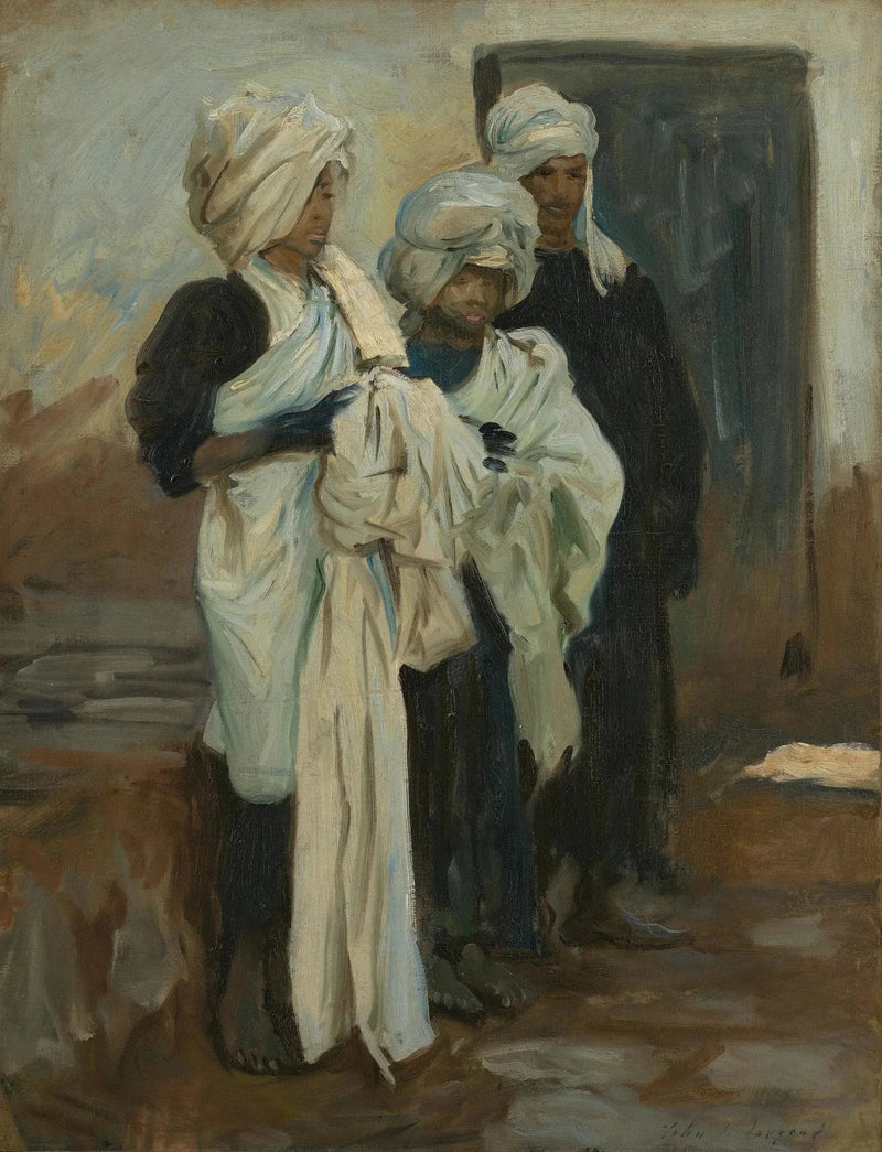 Tintoreros al índigo egipcio - John Singer Sargent
