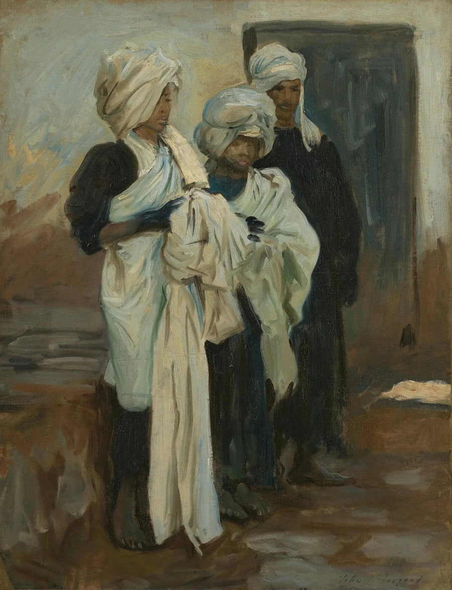 Tintoreros al índigo egipcio - John Singer Sargent