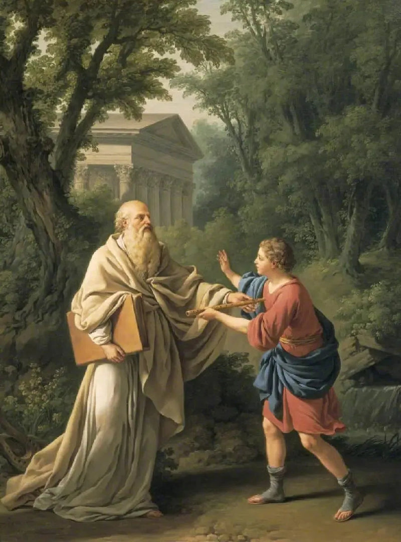 Telémaco y Térmisis - Louis Jean François Lagrenée