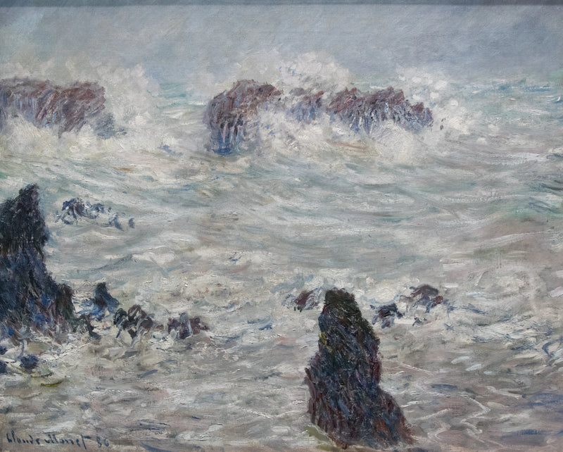 Tormenta, Côtes de Belle-Ile W1116 - Claude Monet