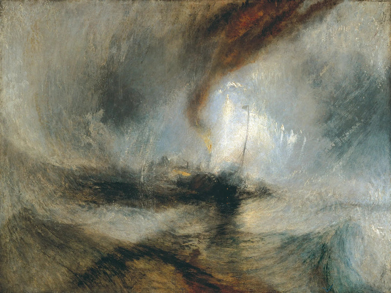 Tormenta de nieve en el mar - J. M. W. Turner