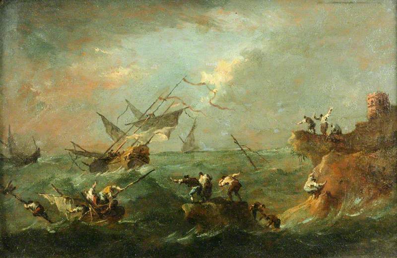 Tormenta en el mar - Francesco Guardi