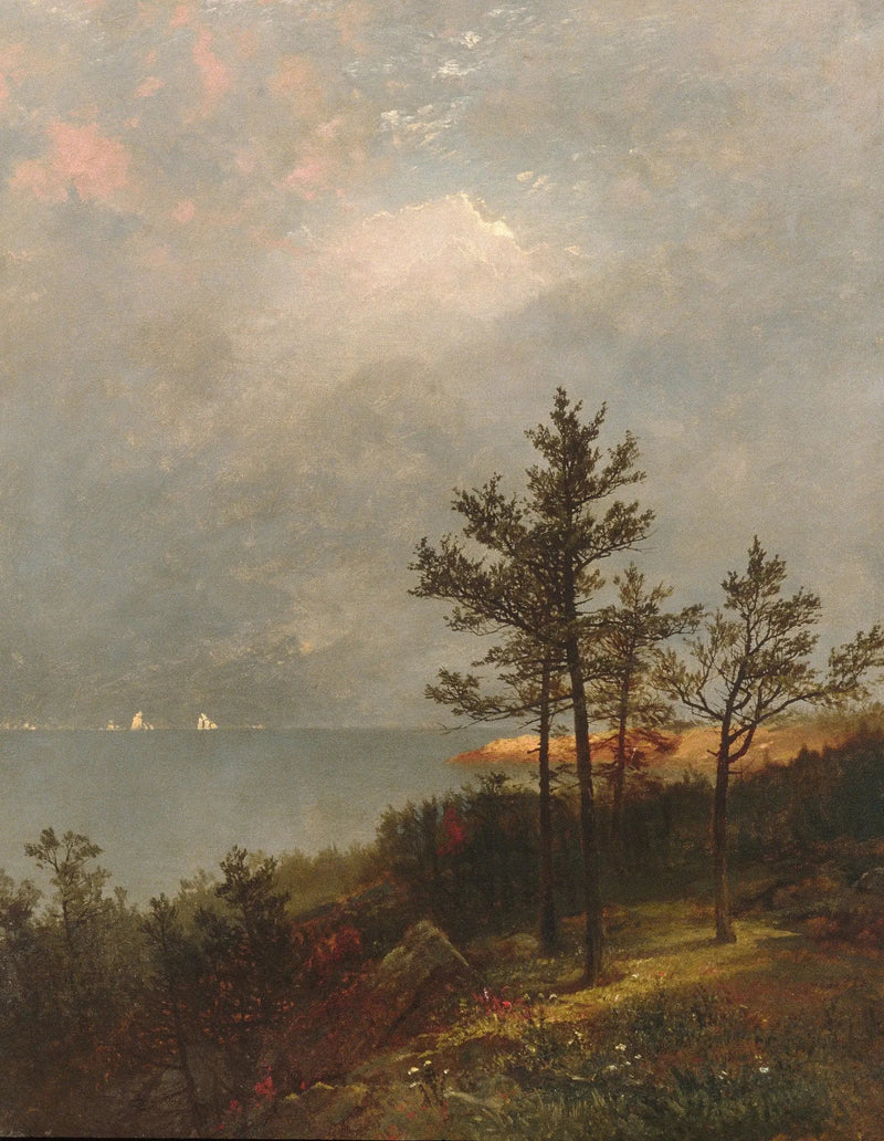 Tormenta inminente en el estrecho de Long Island - John Frederick Kensett