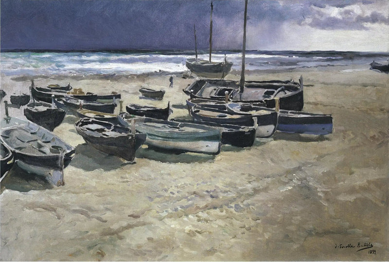Tormenta inminente, Valencia - Joaquín Sorolla