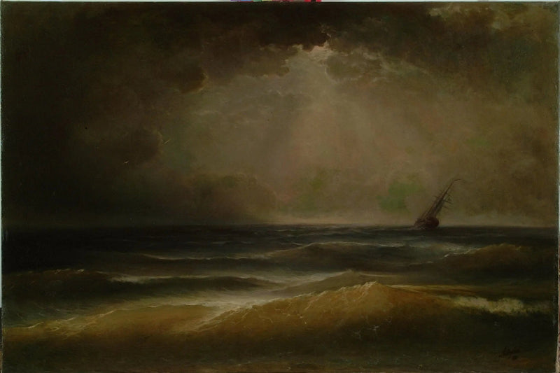 Tormenta - Iván Aïvazovski