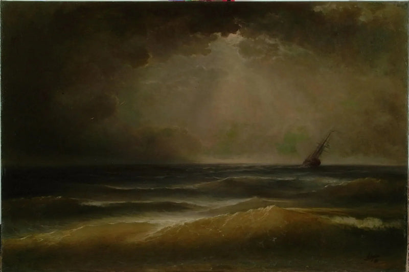 Tormenta - Iván Aïvazovski