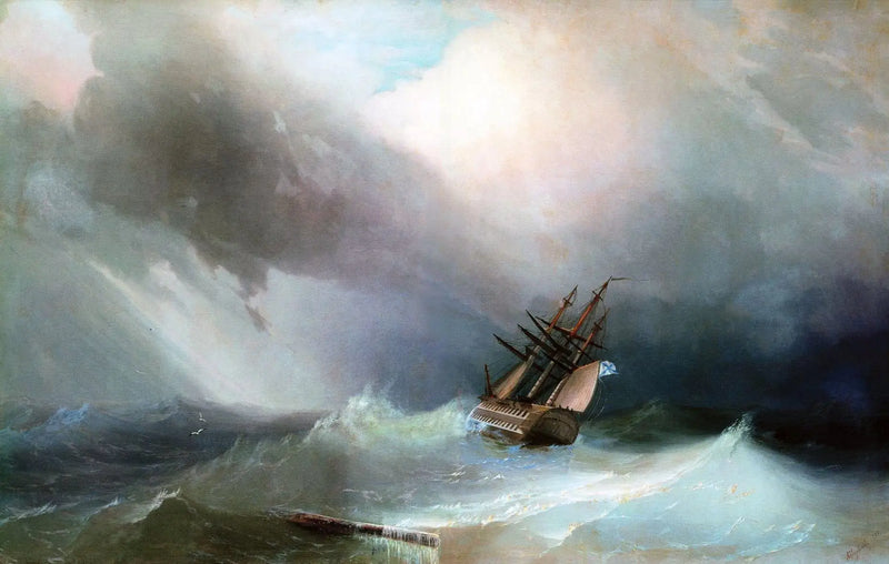 Tormenta - Iván Aïvazovski