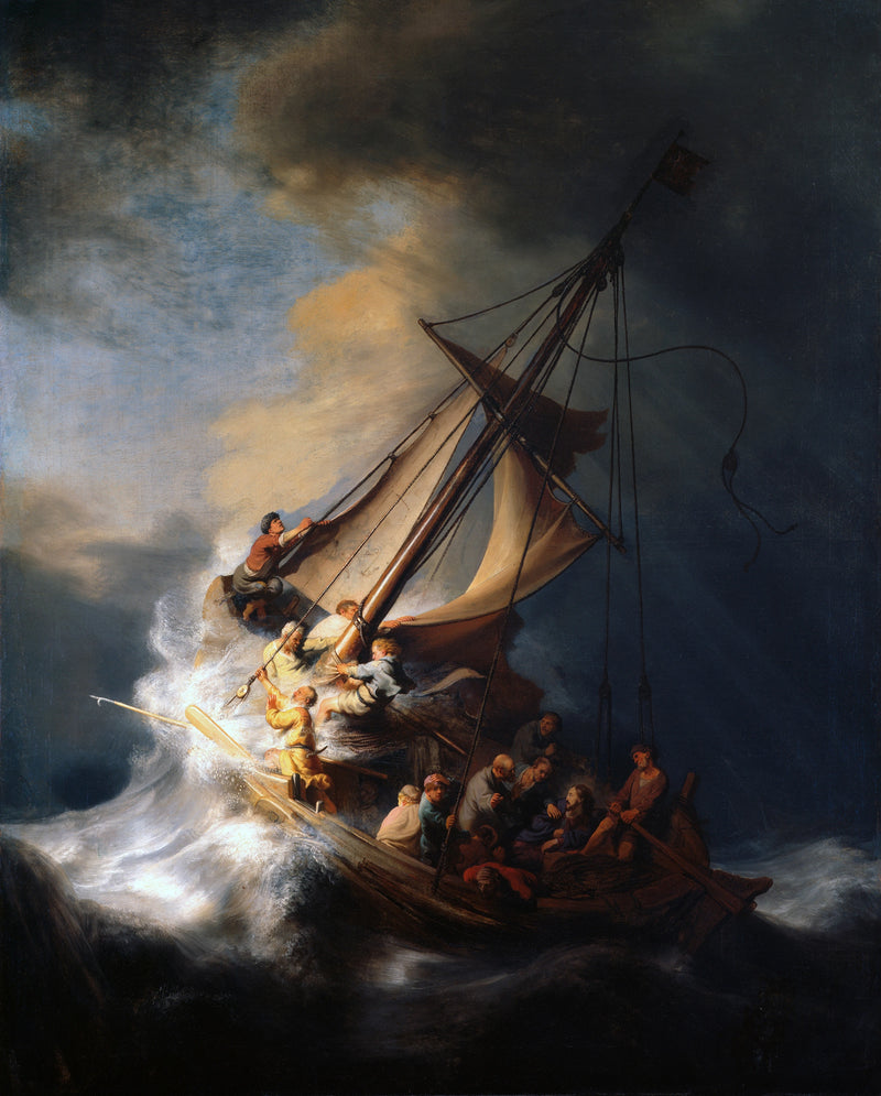 La Tormenta en el mar de Galilea - Rembrandt