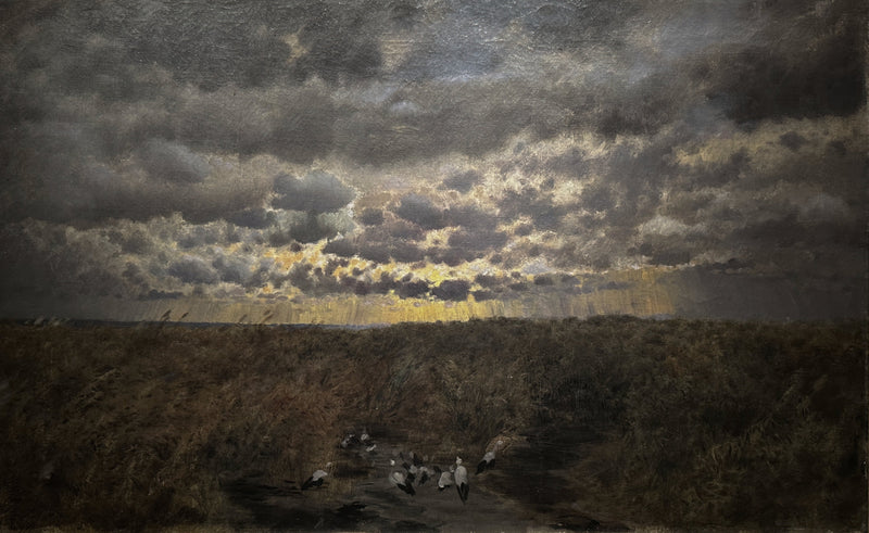 Tormenta que se acerca - Giuseppe De Nittis