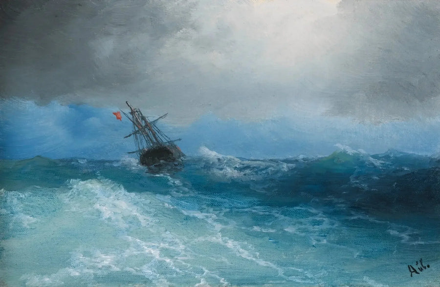 Tormenta que se prepara - Ivan Aïvazovski