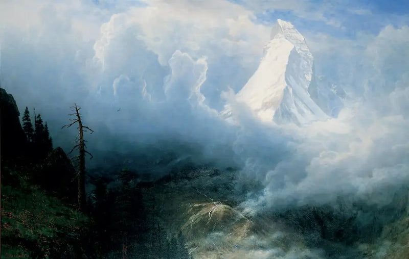 Tormenta sobre el Cervino - Albert Bierstadt