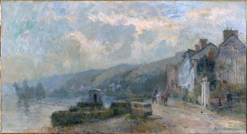 Temps de pluie - Albert Lebourg