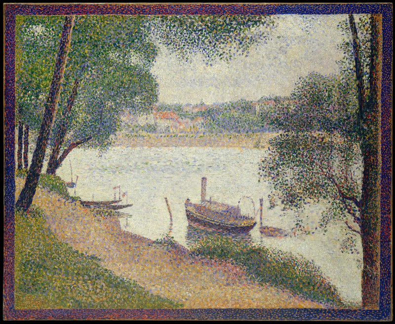 Tiempo gris, Gran Jatte - Georges Seurat