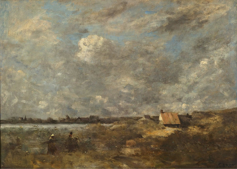 Tiempo tormentoso. Pas-de-Calais - Jean-Baptiste Camille Corot