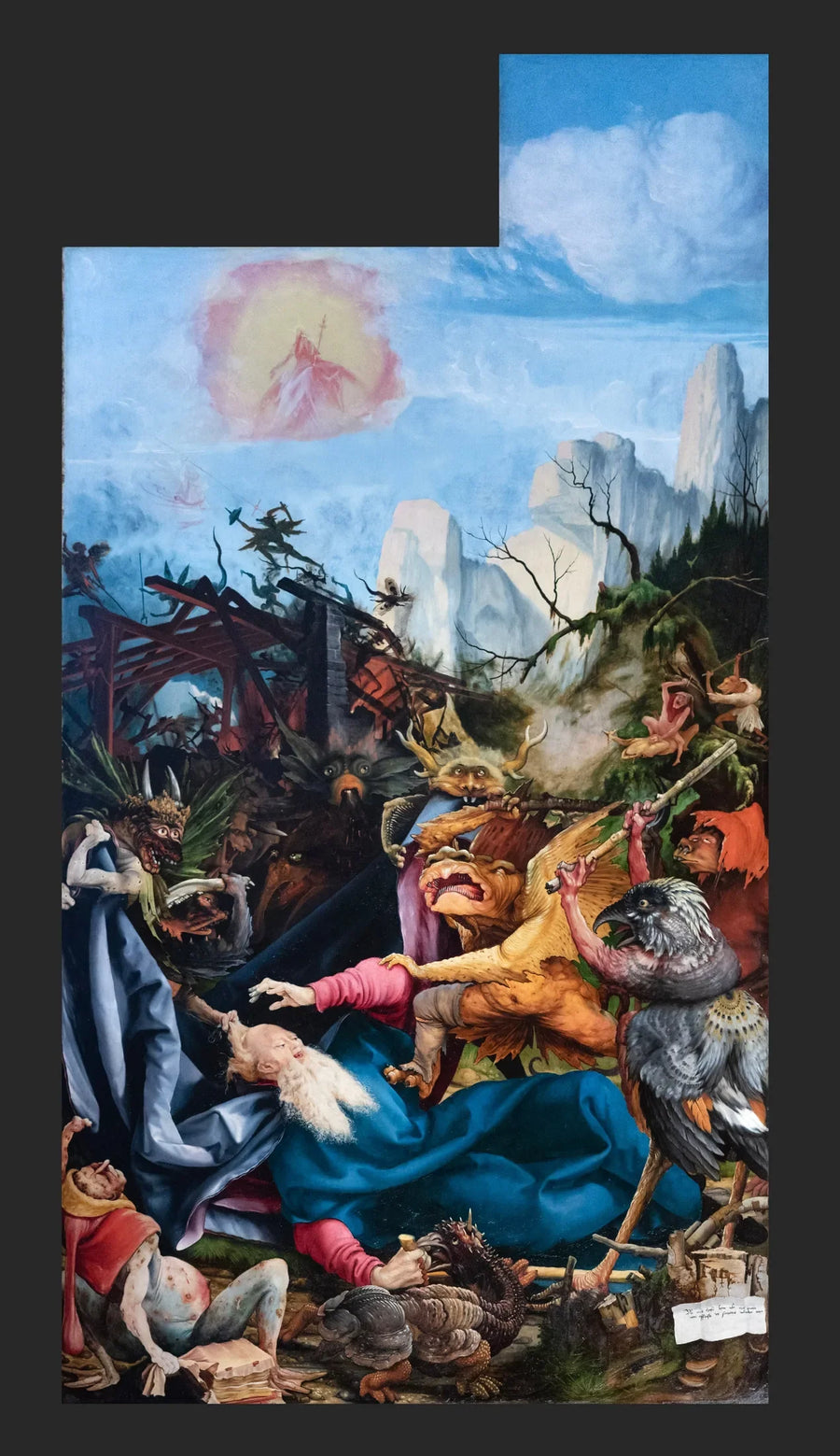 Tentación de san Antonio - Matthias Grünewald