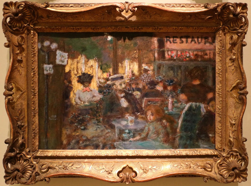 Terraza de café - Pierre Bonnard