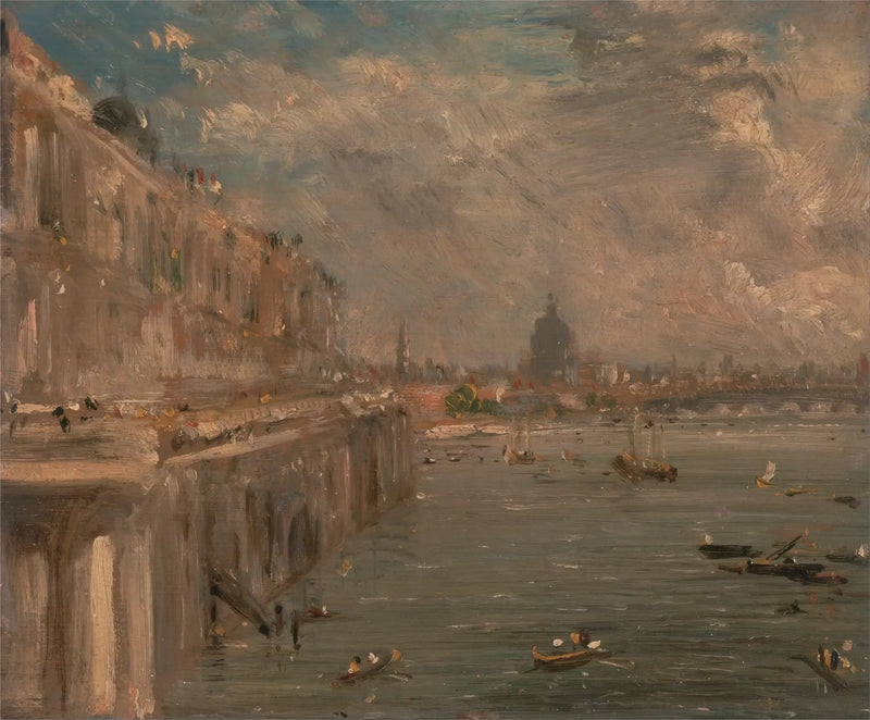 Terraza de Somerset House desde el puente de Waterloo - John Constable