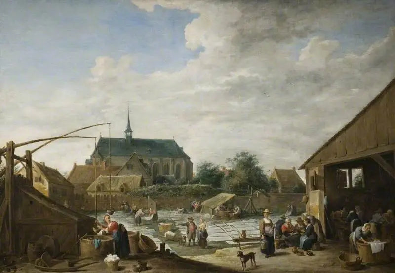 Tierra de blanqueo - David Teniers el Joven