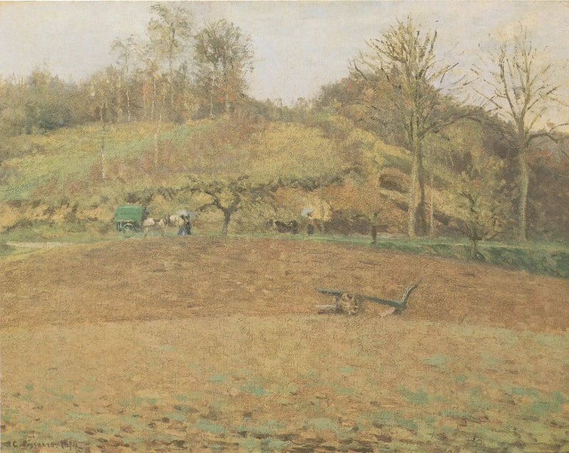 Tierras labradas - Camille Pissarro