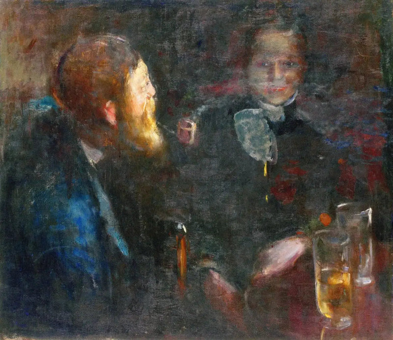 Cara a cara - Edvard Munch