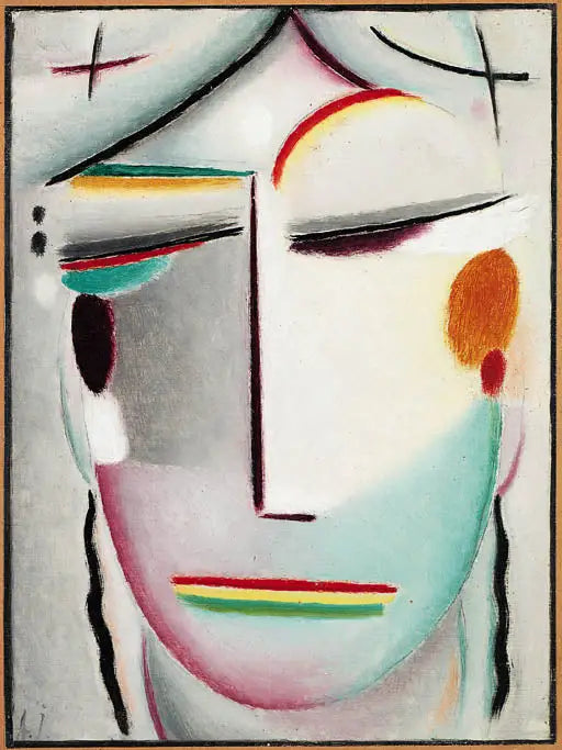 Cabeza abstracta - Alexej von Jawlensky