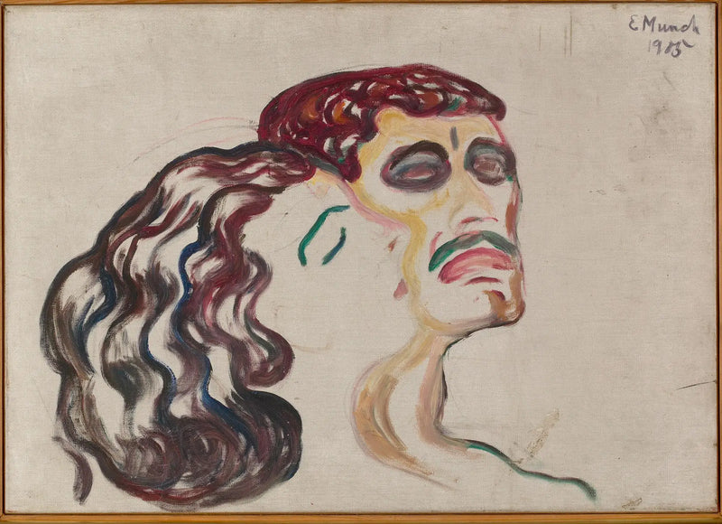 Cabeza contra cabeza - Edvard Munch