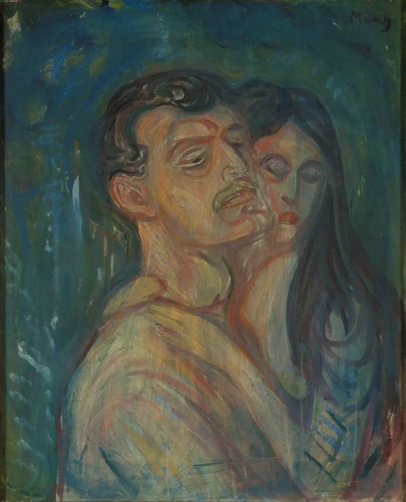 Cabeza contra cabeza - Edvard Munch