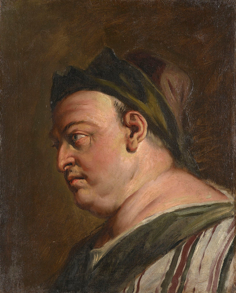 Cabeza de hombre de perfil (¿un intendente?) - Sebastiano Ricci