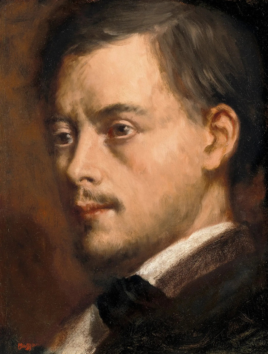 Cabeza de hombre - Edgar Degas