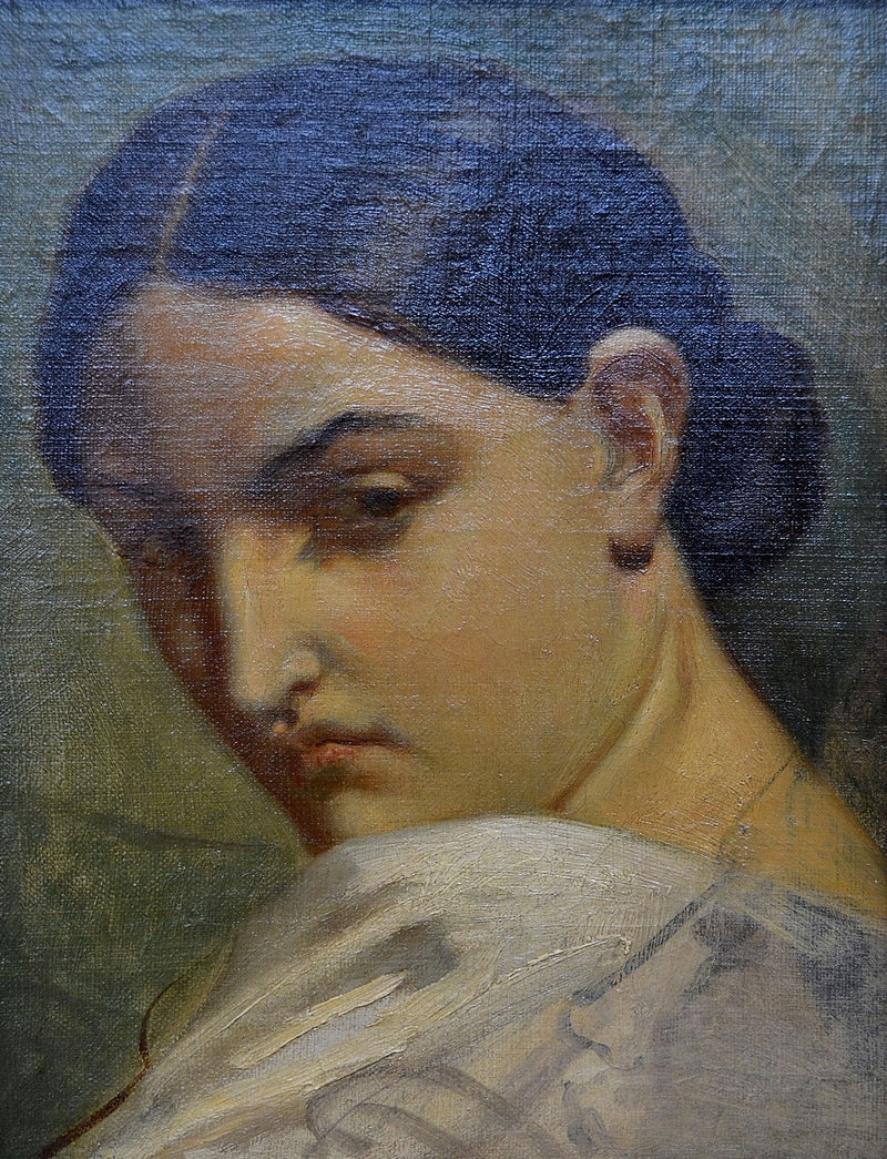 Cabeza de italiana - Théodore Chassériau