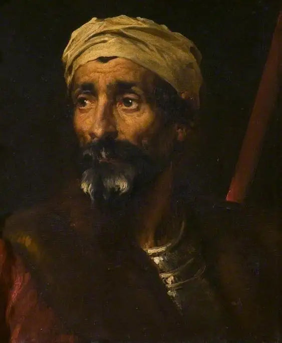 Tête d'un Arabe - Frederic Leighton image 1 copie de tableau peinte à la main