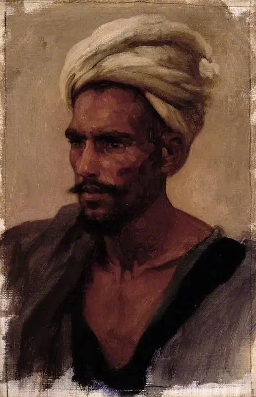 Cabeza de un árabe - Frederic Leighton