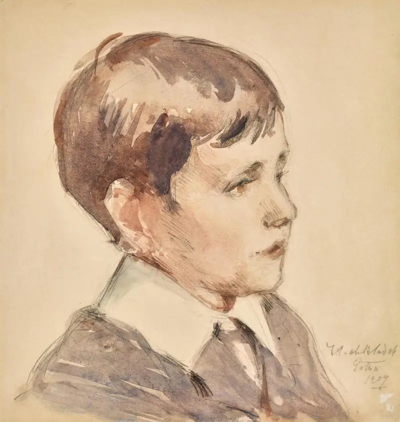 Cabeza de un niño - Francis Cadell