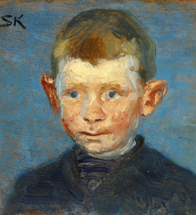 Cabeza de un niño - Peder Severin Krøyer