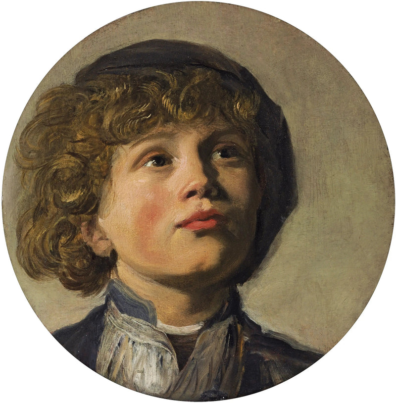 Cabeza de un niño con boina - Frans Hals
