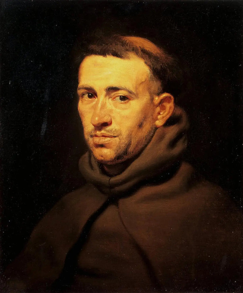 Cabeza de un monje franciscano - Peter Paul Rubens