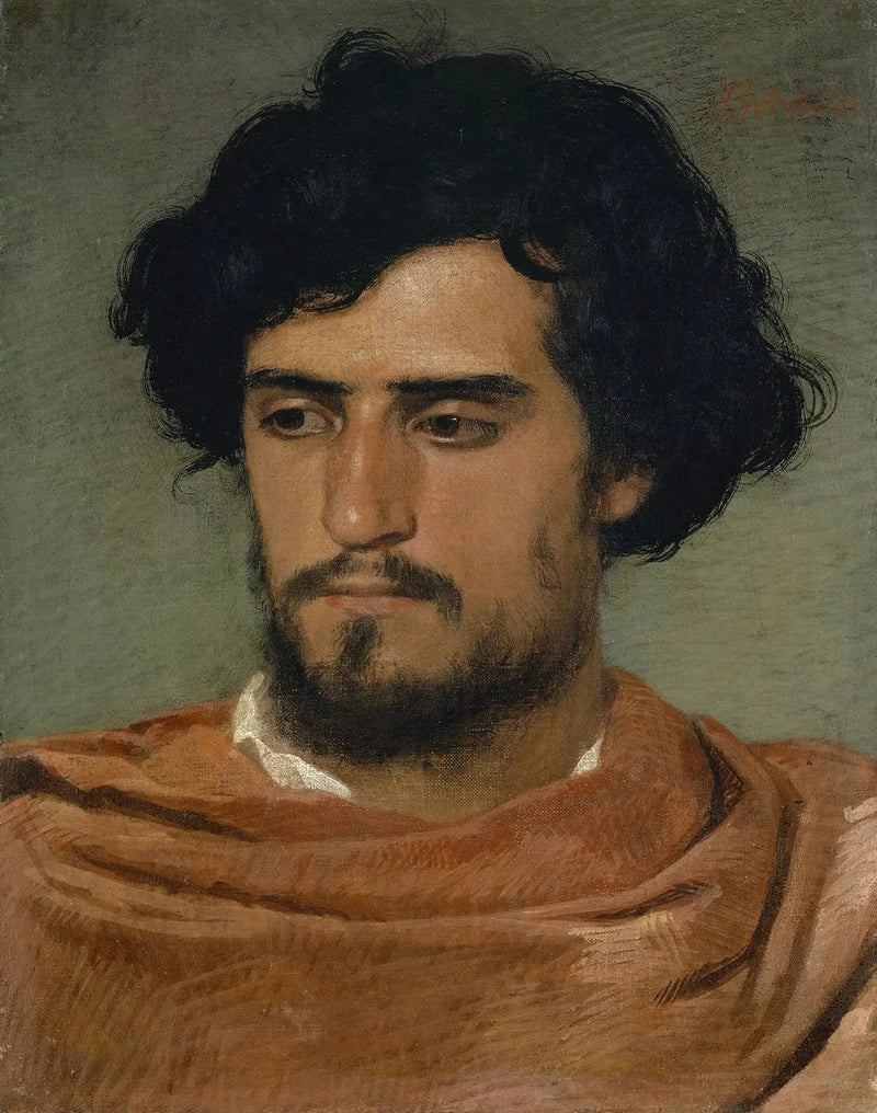 Cabeza de un romano - Arnold Böcklin