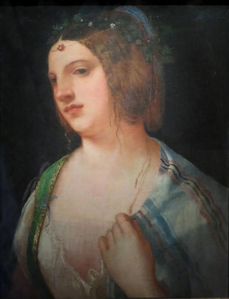 Cabeza de una joven veneciana - Giorgione