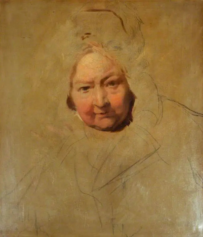 Cabeza de una anciana - Thomas Lawrence
