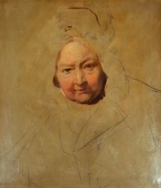 Cabeza de una anciana - Thomas Lawrence