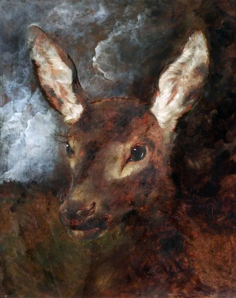 Cabeza de ciervo - Edwin Henry Landseer