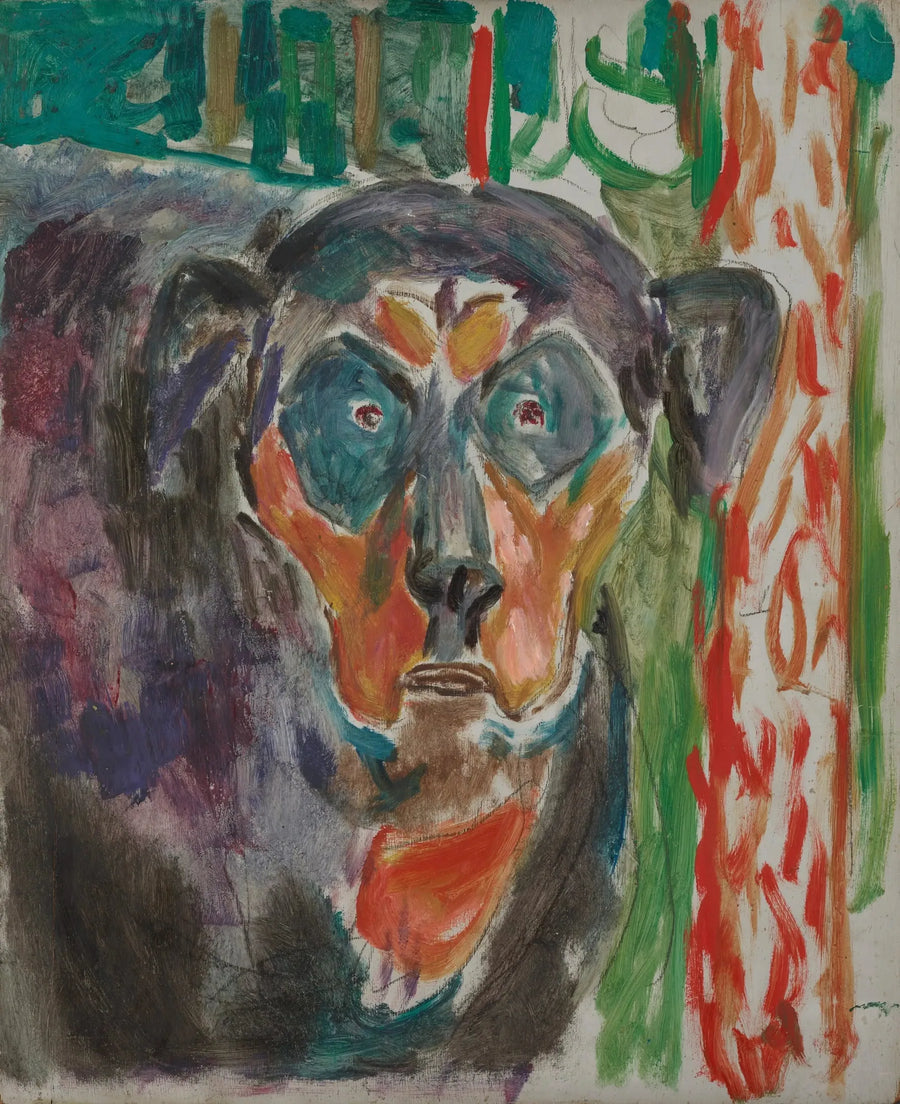 Cabeza de perro - Edvard Munch