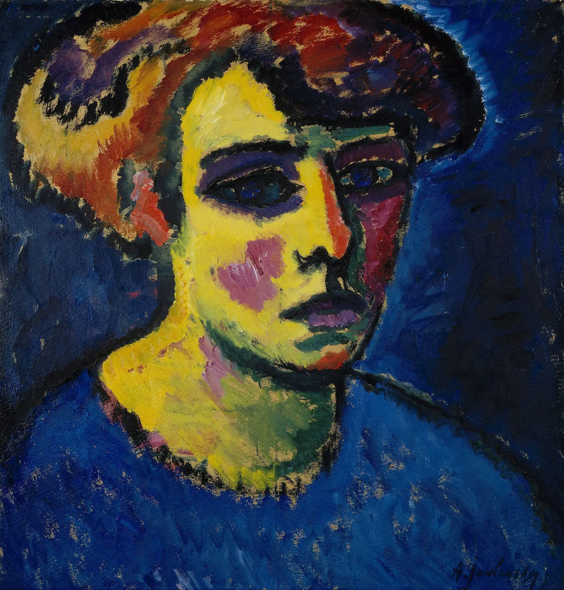 Cabeza de mujer - Alexej von Jawlensky