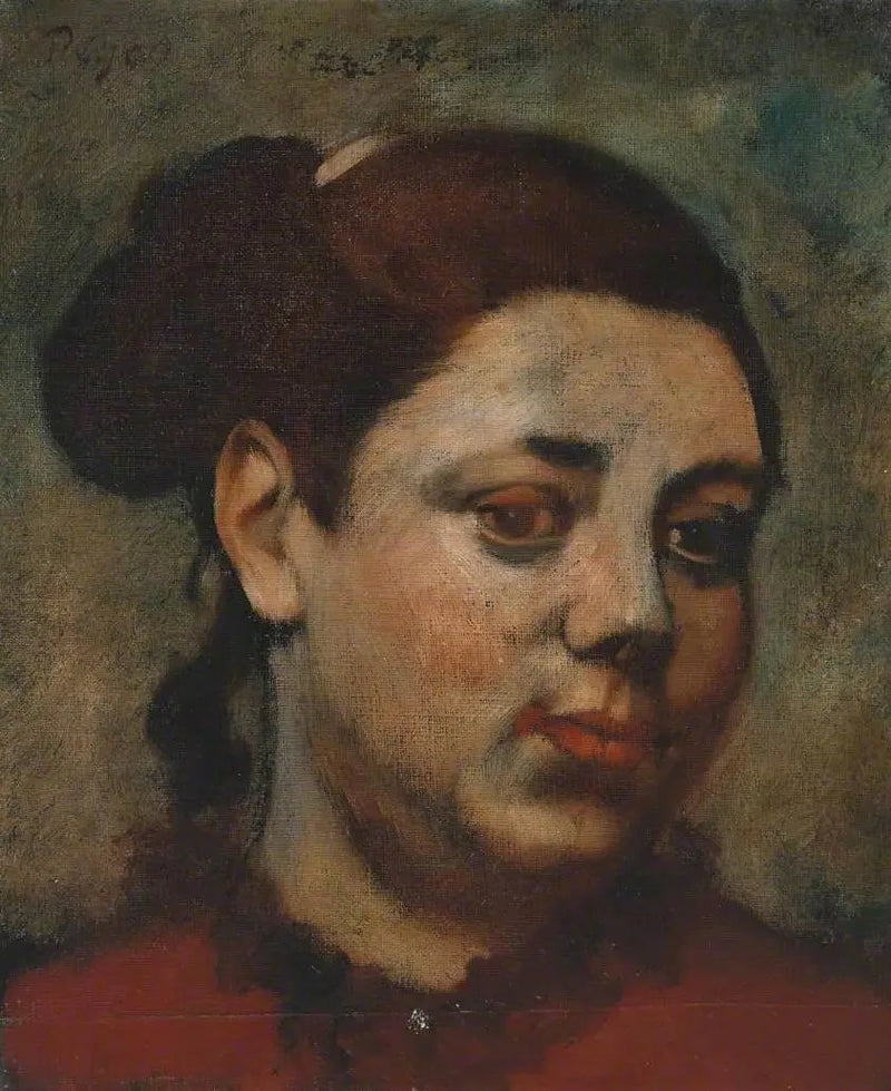 Cabeza de mujer - Edgar Degas