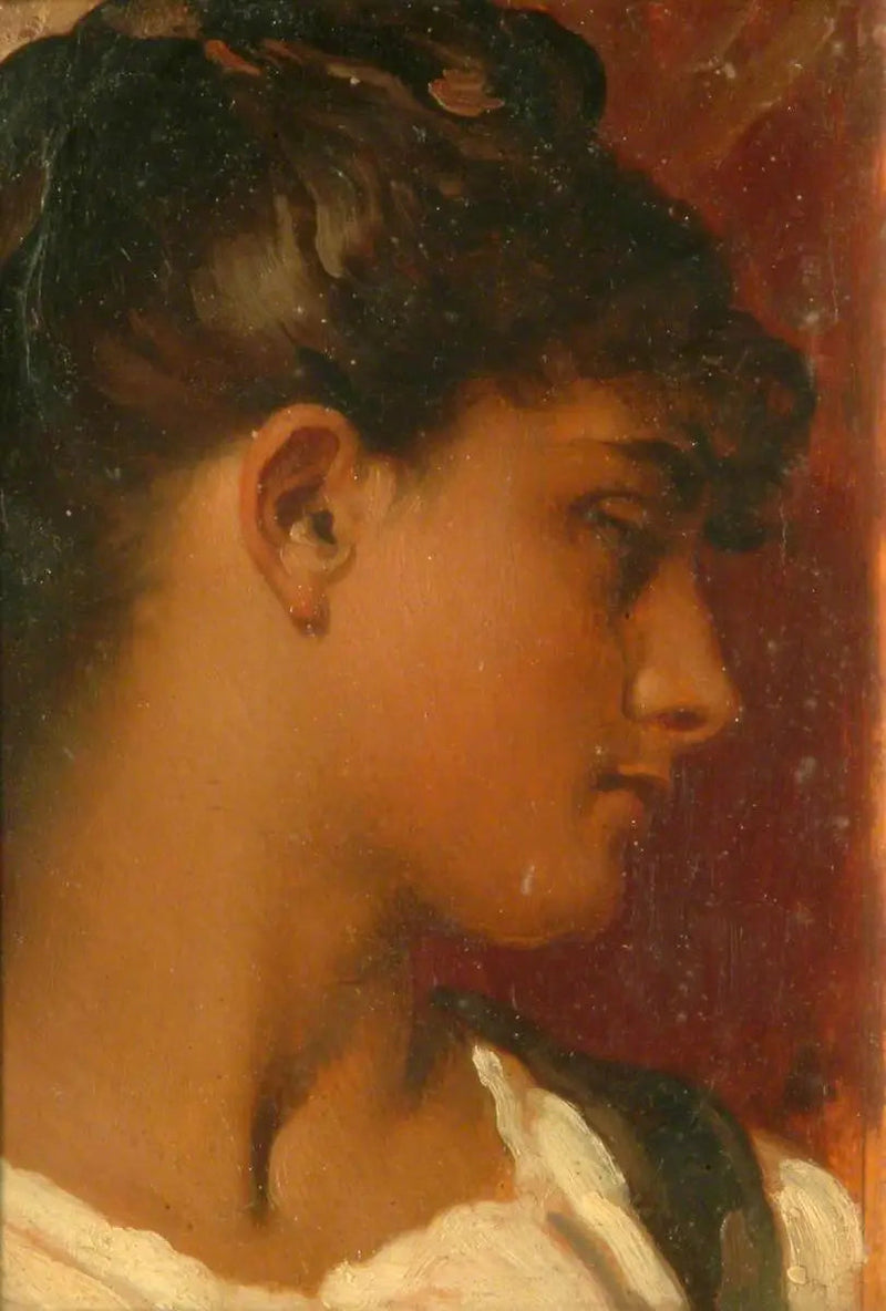 Cabeza de mujer - Frederic Leighton