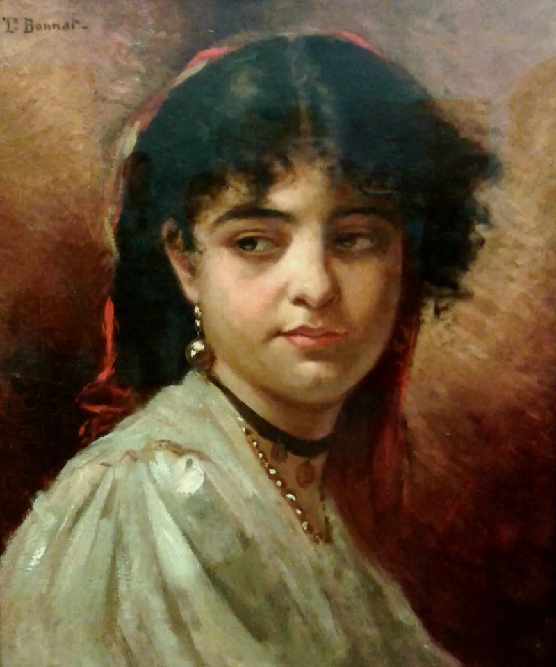 Cabeza de mujer - Léon Bonnat