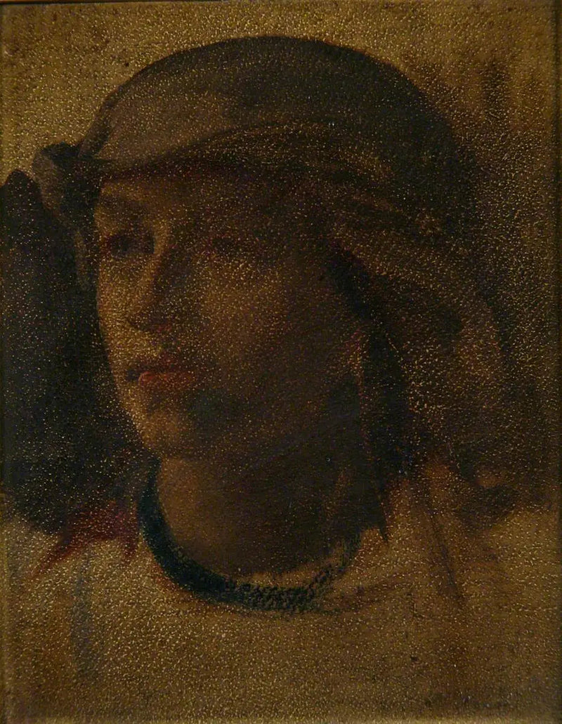Cabeza de niña - Frederic Leighton