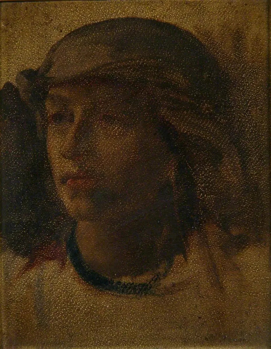 Cabeza de niña - Frederic Leighton