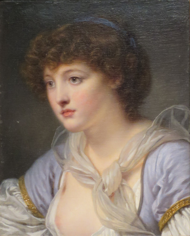 Cabeza de niña - Jean-Baptiste Greuze